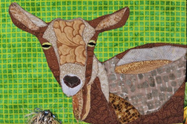 Close up of goat - part of wall hanging