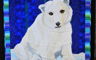 Polar Bear Fabric Art: A Lesson in Being Patient