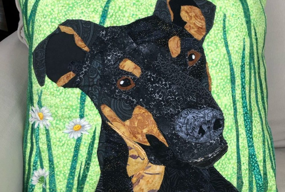 Fabric Pet Portraits: A Pack of Dogs
